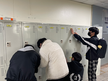 개강 맞이 사물함 정리 및 배치와 실습실 세제 채우기