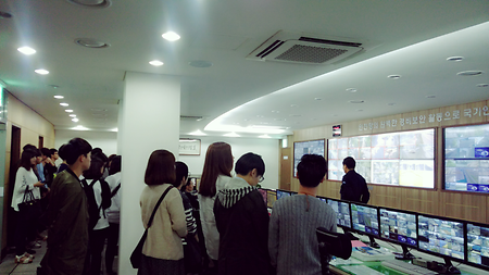 2015년 인천항보안공사 견학