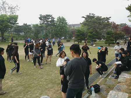 2015년 체육대회 피구 예선경기