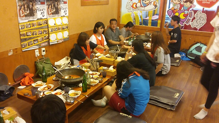 2015년 체육대회 우승 회식