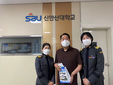 경호경찰행정과 졸업생- 3사관 생도  방문