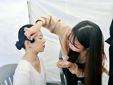 북한산 한문화 페스티벌(한복쇼) " 아름다운손"  동아리 봉사활동