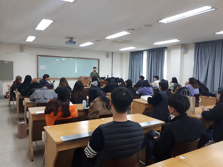 남성헤어 전문샾 레드폴 김사랑대표(신안산대 뷰티과 2012학번)  창업특강