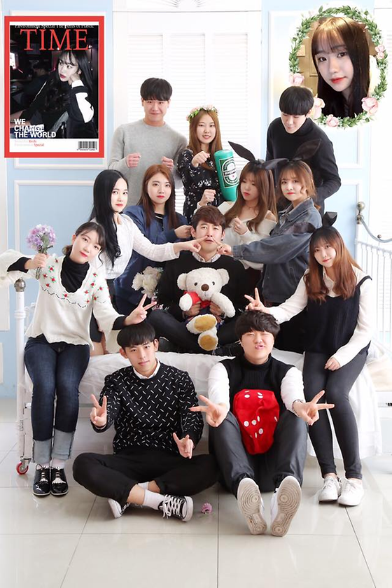 산업경영과 임원진 기념 촬영