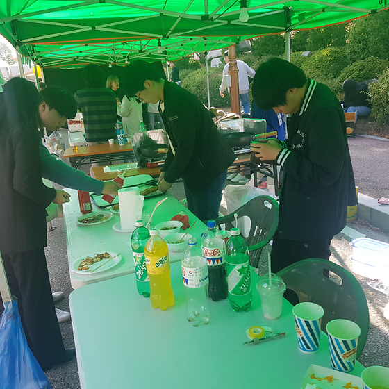 2019-10-30(수)~11-1(금) 2019학년도 SAU EXPO 컴퓨터정보과 어묵바잡숴바 부스