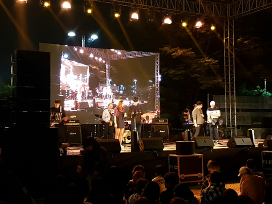 2016년 9월28일 건축과 찬양밴드 Arch Cross,  제22회 SAU Expo 학술제 가요제 찬조 공연