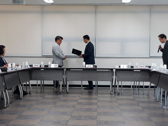 김창언 교수님 학과장 임명식