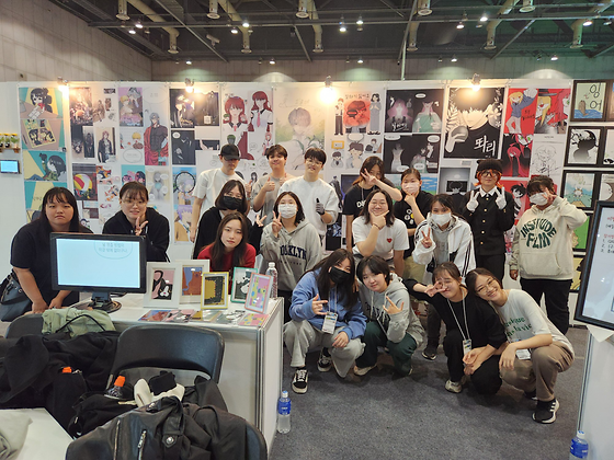 [2024 경기국제웹툰페어]우리과 부스 현장