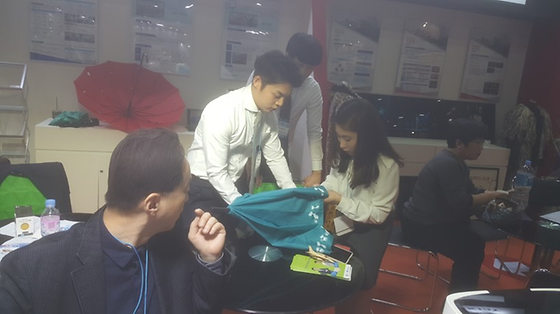 2017년 산학협력 EXPO 참가(기계과 2학년)