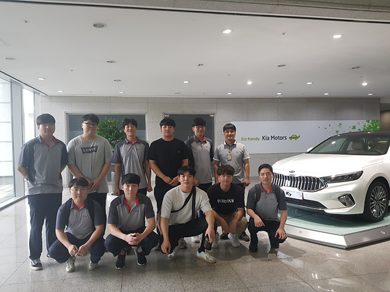 기아자동차 장기현장실습 현장 방문