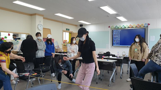 놀이지도  수업(줄, 고무줄)